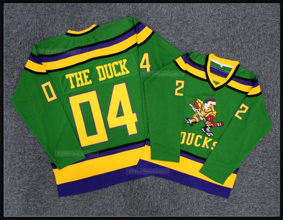 The Mighty Ducks Movie Goldberg Custom Hockey Jersey black 