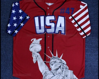RED TRUMP #45 BASEBALL JERSEY - Walmart.com