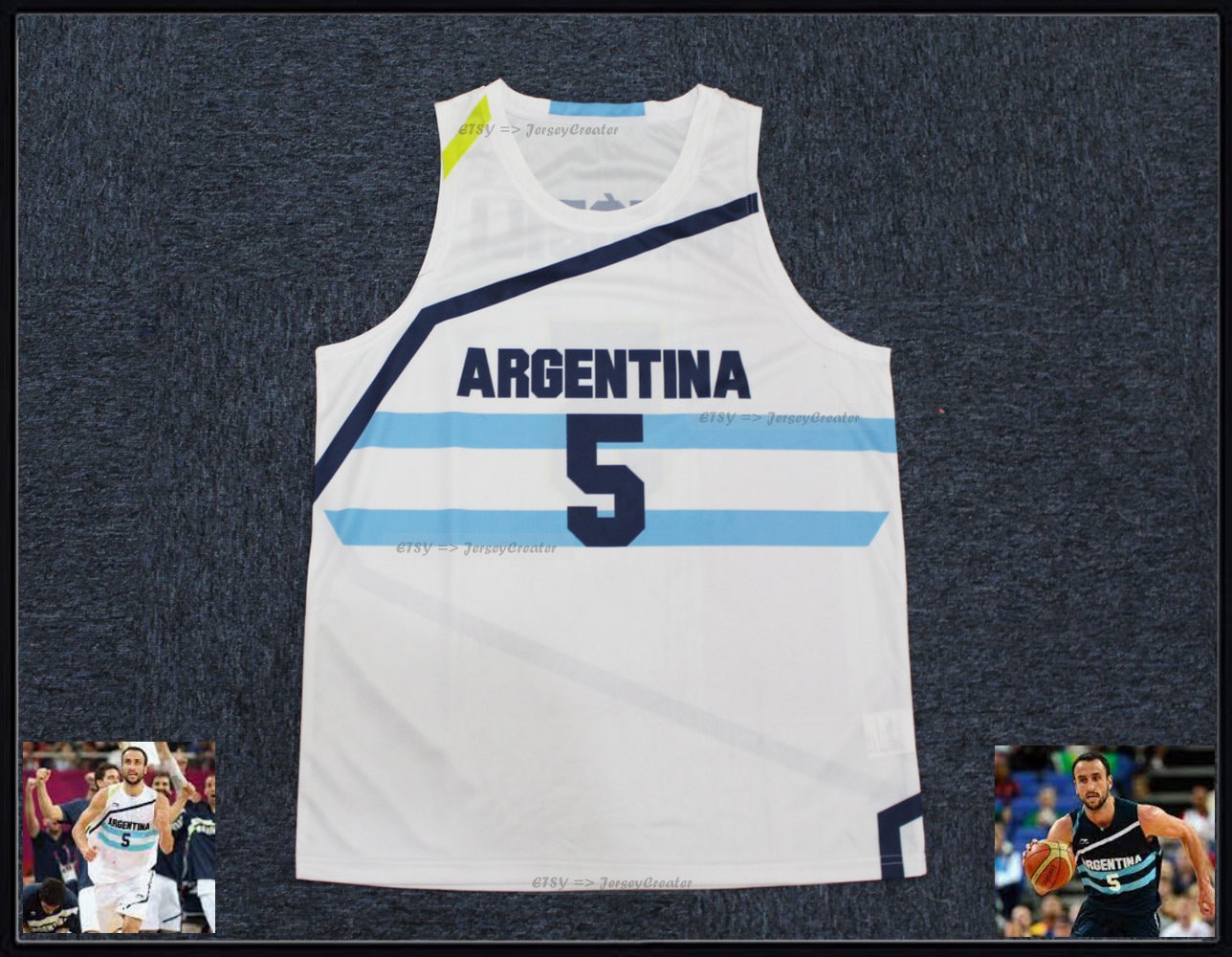 Vintage San Antonio Spurs Manu Ginobili Stitched Jersey Size