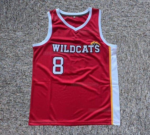 Chad Danforth #8 East High School Basketball Jersey Wildcats Top