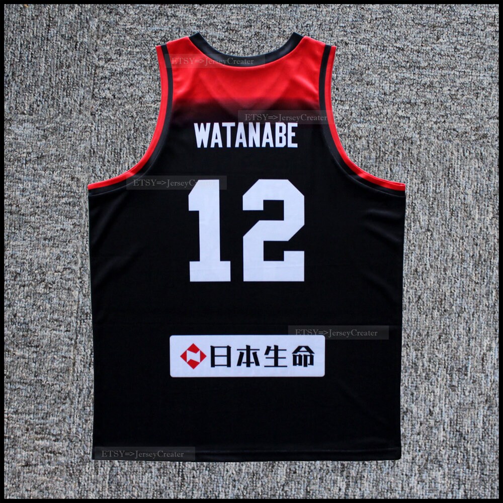 Retro Rui Hachimura #8 Yuta Watanabe #12 Team Japan