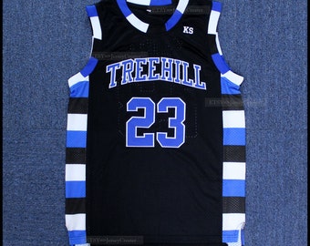 Movie One Tree Hill Ravens #23 Nathan Scott #3 Lucas Scott Basketball Jersey Black All Stitched;Toddler/Youth/Adult Any Size;Custm Name