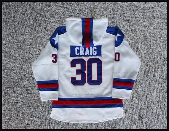 1980 Miracle On Ice US Hockey Hoodie Sweater Thick All Sewn Cotton Keep Warm Custom Names;Youth/Men Size