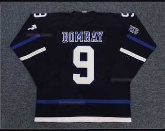 Gordon Bombay Hawks-Mighty Ducks Hockey Jersey Tee Shirt 90s Movies Fake  Teams