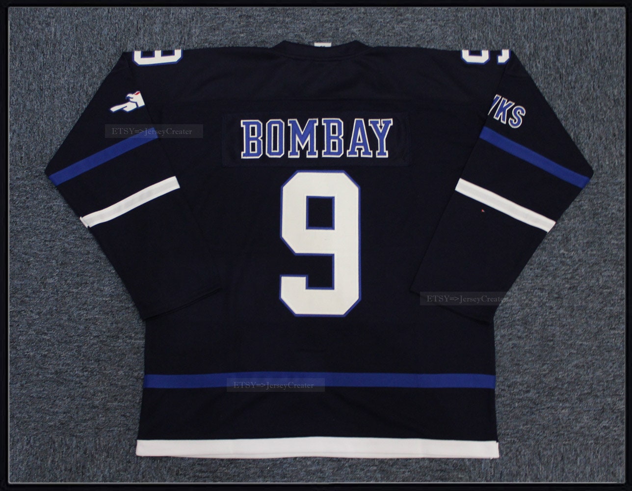 Custom Mighty Ducks Charlie Conway 96 Hockey Jersey Stitched Green Banks  Bombay