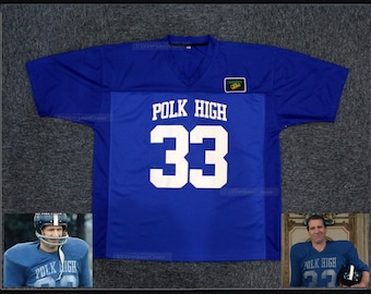 Movie Al Bundy #33 Married With Children Polk High School Football Jerseys Sewn WIth Patch;Gift Jersey