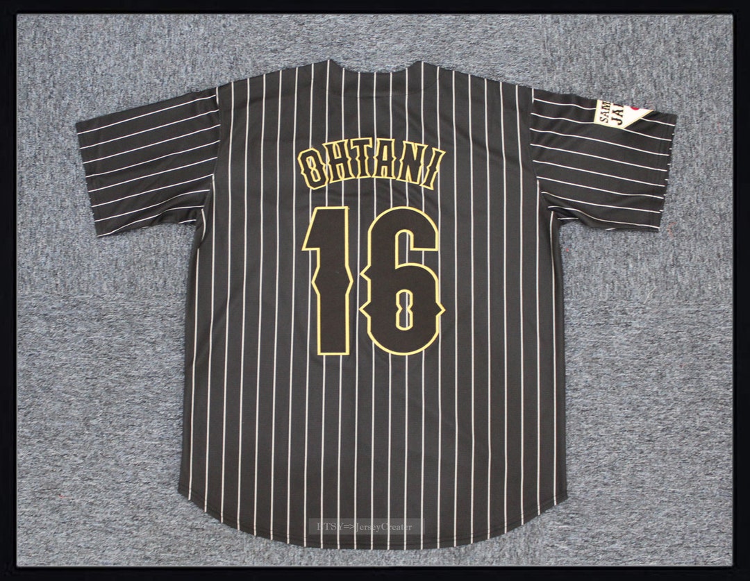 New 2023 Word Shohei Ohtani #16 Jersey Japan Custom Baseball Jersey  Stitched