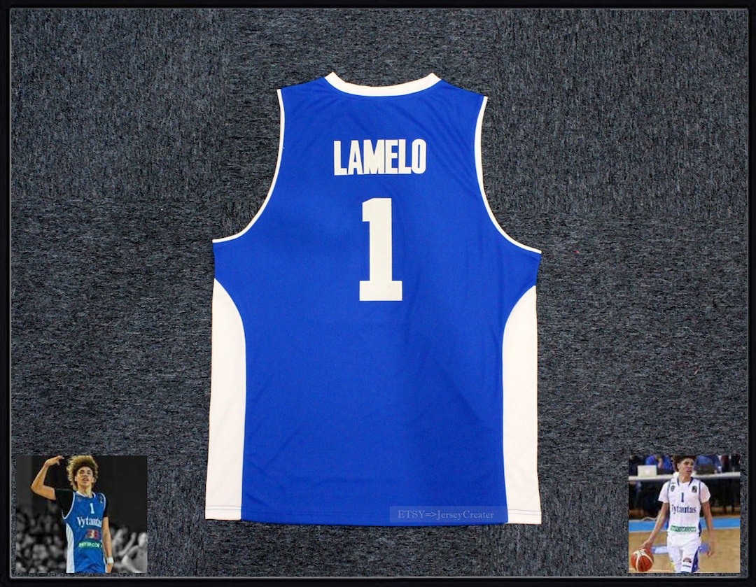 Retro LaMelo Ball #1 high School Basketball Jerseys Youth/Kids/Adult  Stitched