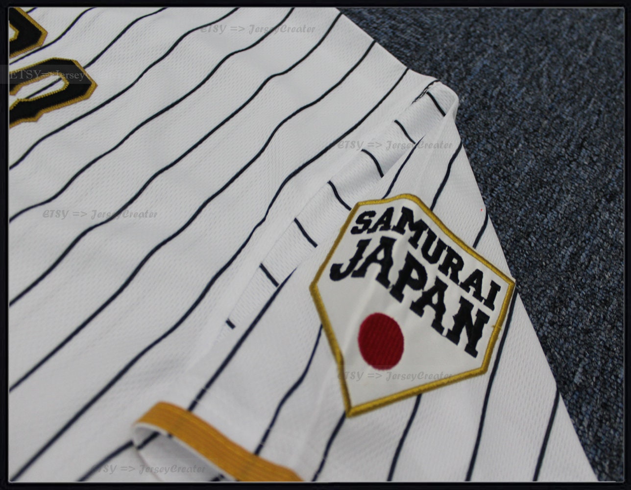 JerseyCreater Throwback Shohei Ohtani #16 Team Japan Samurai Baseball Jerseys White Stitched Custom Names;Toddler/Youth/Adult Size