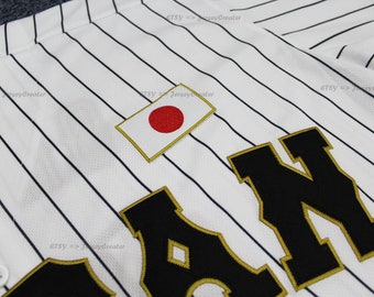 Design Ohtani 16 Team Japan Samurai Baseball Jerseys Black 