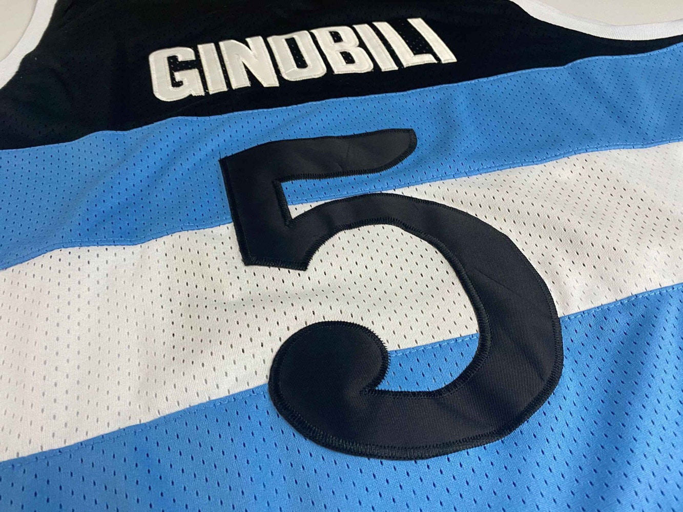 Retro Manu Ginobili Ginóbili #5 Scola Team Argentina Jersey All Stitched  S-5XL