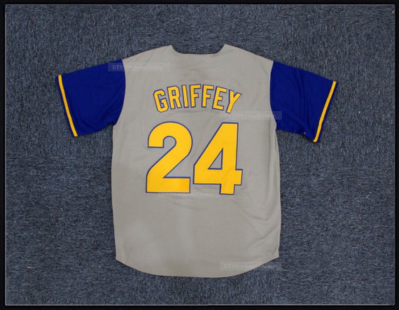 Throwback Griffey JR 24 High School Baseball Jerseys All 