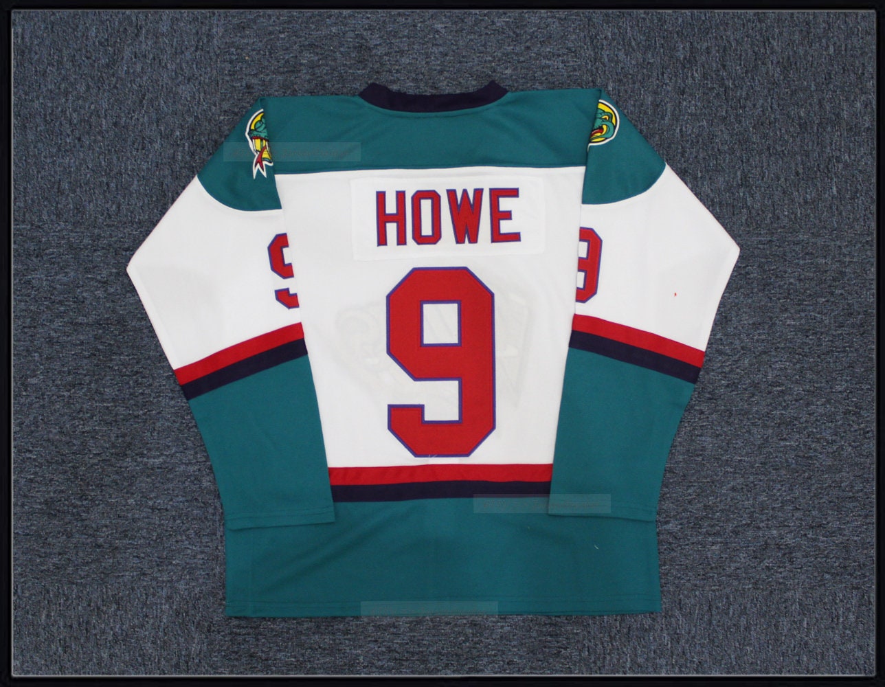 GORDIE HOWE New England Whalers WHA Throwback Home Hockey Jersey - Custom  Throwback Jerseys