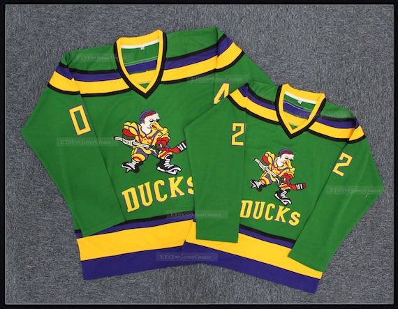  Men's Mighty Ducks Greg Goldberg #33 Ice Hockey Jersey Stitched  Green Movie Hip Hop S-2XL(Small) : Sports & Outdoors