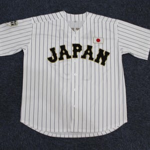 Throwback Shohei # 16 Team Japan Samurai Baseball Jerseys Weiß genähte benutzerdefinierte Namen; Kleinkind / Jugend / Erwachsene Größe
