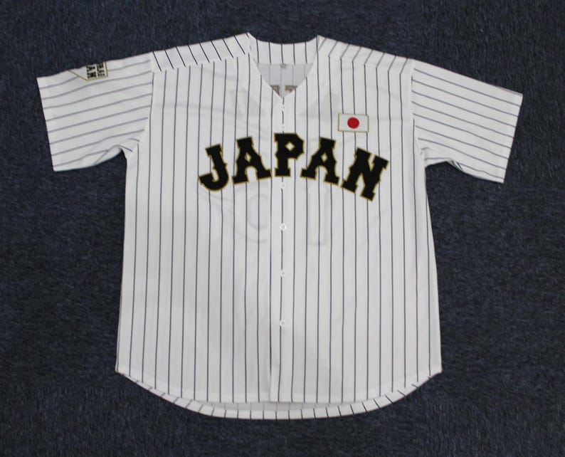 Throwback Shohei #16 Team Japan Samurai Baseball Jerseys White Stitched Custom Names;Toddler/Youth/Adult Size image 1