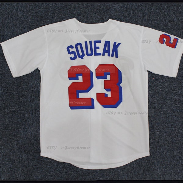 Movie Baseball Kenny "Squeak" Scolari #23 Baseball Jersey Beers;Men/Women/Youth/Size;Custom Name;Top Sewn