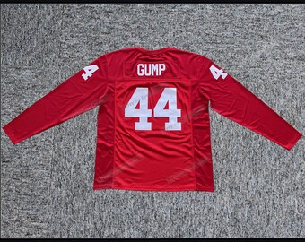 Forrest Gump Football Jersey - #44 Stitched Movie Jersey Red For Men S-XXXL