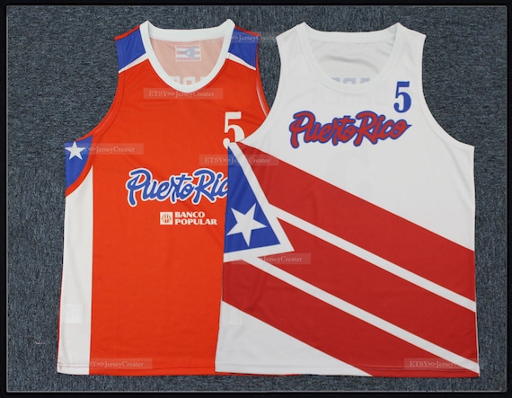 JJ Barea Team Puerto Rico Basketball Jersey Stitched - Etsy