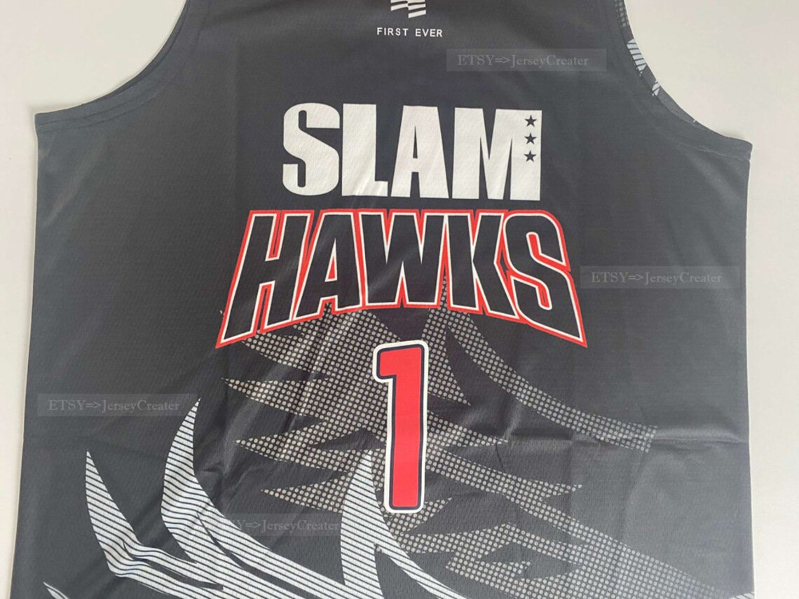 Retro LaMelo Ball 1 Slam Hawks Basketball Printed Australia Etsy