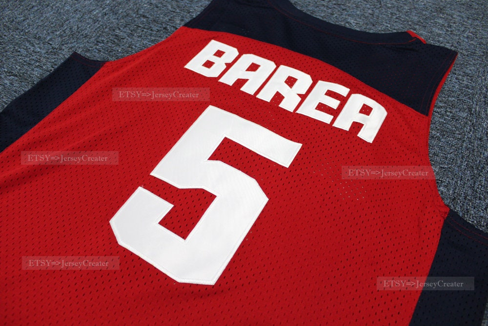 Jose Barea #5 Team Puerto Rico Basketball Jerseys