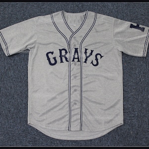 1943 Josh Gibson #20 Camisetas de béisbol Homestead Grays cosidas en gris jaspeado y gris Nombres personalizados; Niños pequeños/jóvenes/Hombres de cualquier tamaño