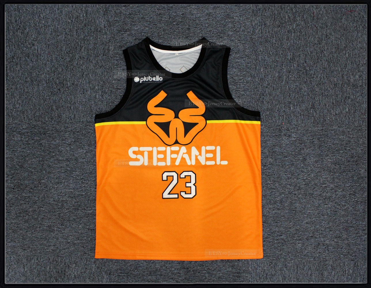 1985 Stefanel Trieste Jordan #23 Exhibition Game Basketball Jersey