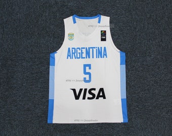 Representar Honestidad Anticuado Blanco Manu Ginóbili 5 Equipo Argentina Camisetas de - Etsy España