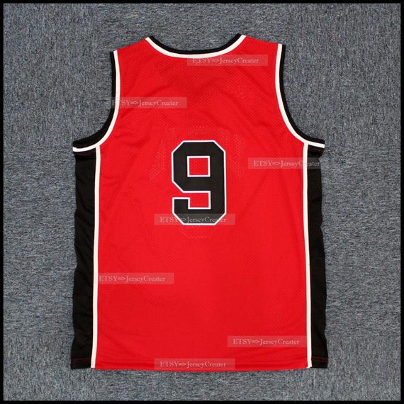 Retro 1984 Jordan #9 USA Basketball Jersey Red Stitched Without
