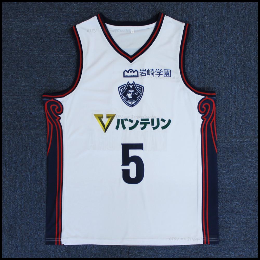 Youth/men Yuki Kawamura #5 Japan B-corsairs Basketball Jersey
