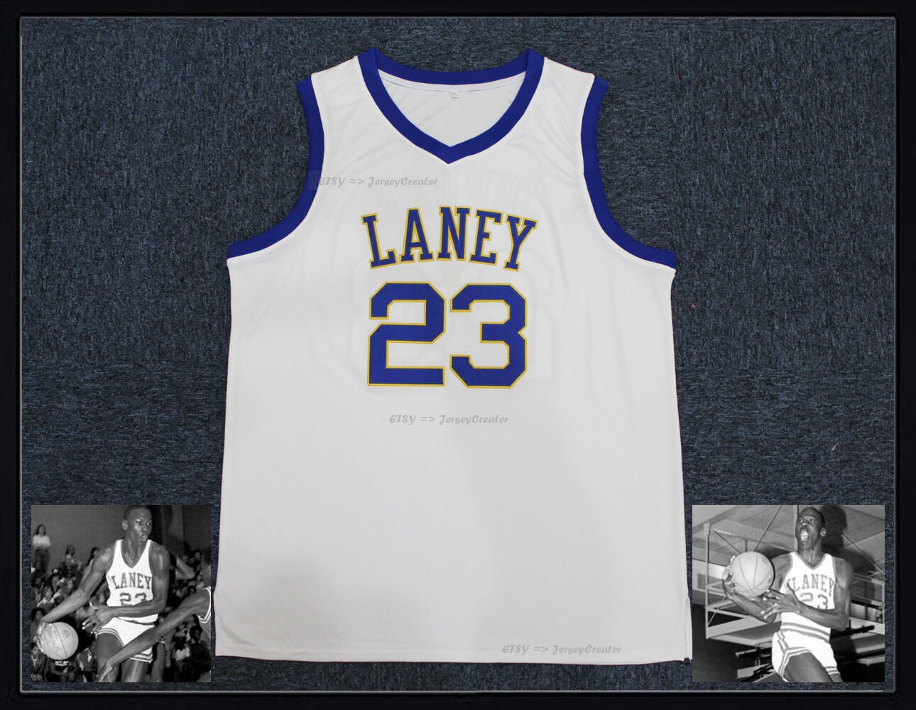 新品タグ　Laney Highschool バスケジャージ23 Jordan Laney Jordan #23 Basketball Jersey - 99Jersey | Where