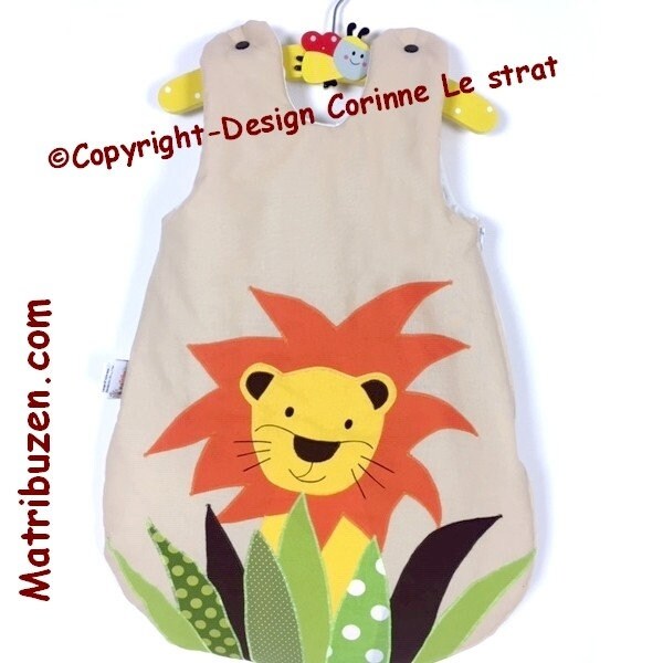 Gigoteuse Bébé 0/6 M Jungle/Coucou Léon Le Lion | Réf.gmtz9