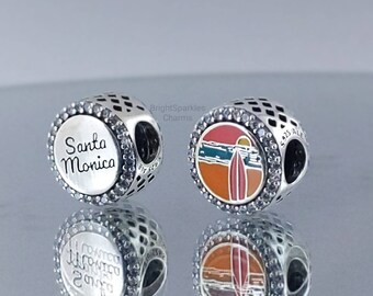 Pandora Exclusive Santa Monica Charm Enamel Clear
