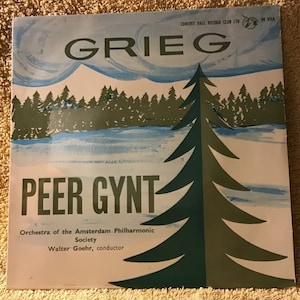 Grieg  Peer Gynt  33rpm   7 &quot; Vinyl EP   1961