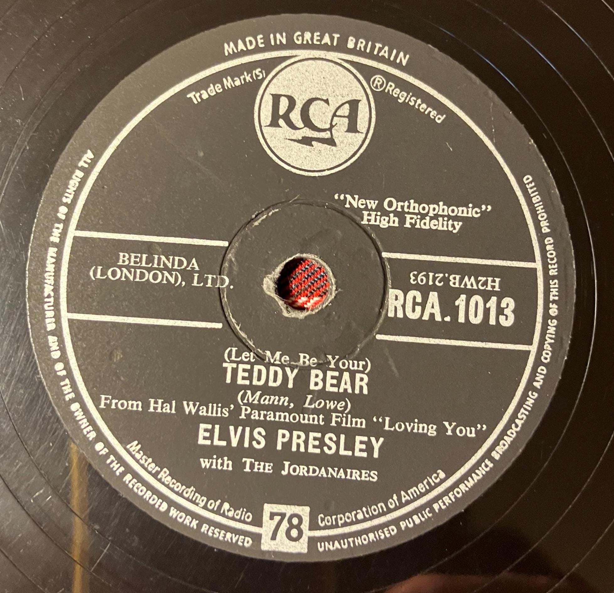 elvis Presley” 78 Rpm - Etsy
