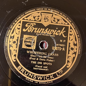 The Ink Spots  78rpm  Whispering Grass  1940  Shellac