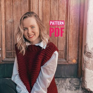 Knitted vest ladies online
