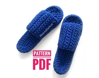 PATTERN Easy crochet slippers pom crochet slipper pattern washable slippers quick simple gifts for mother to be gift Stand With Ukraine