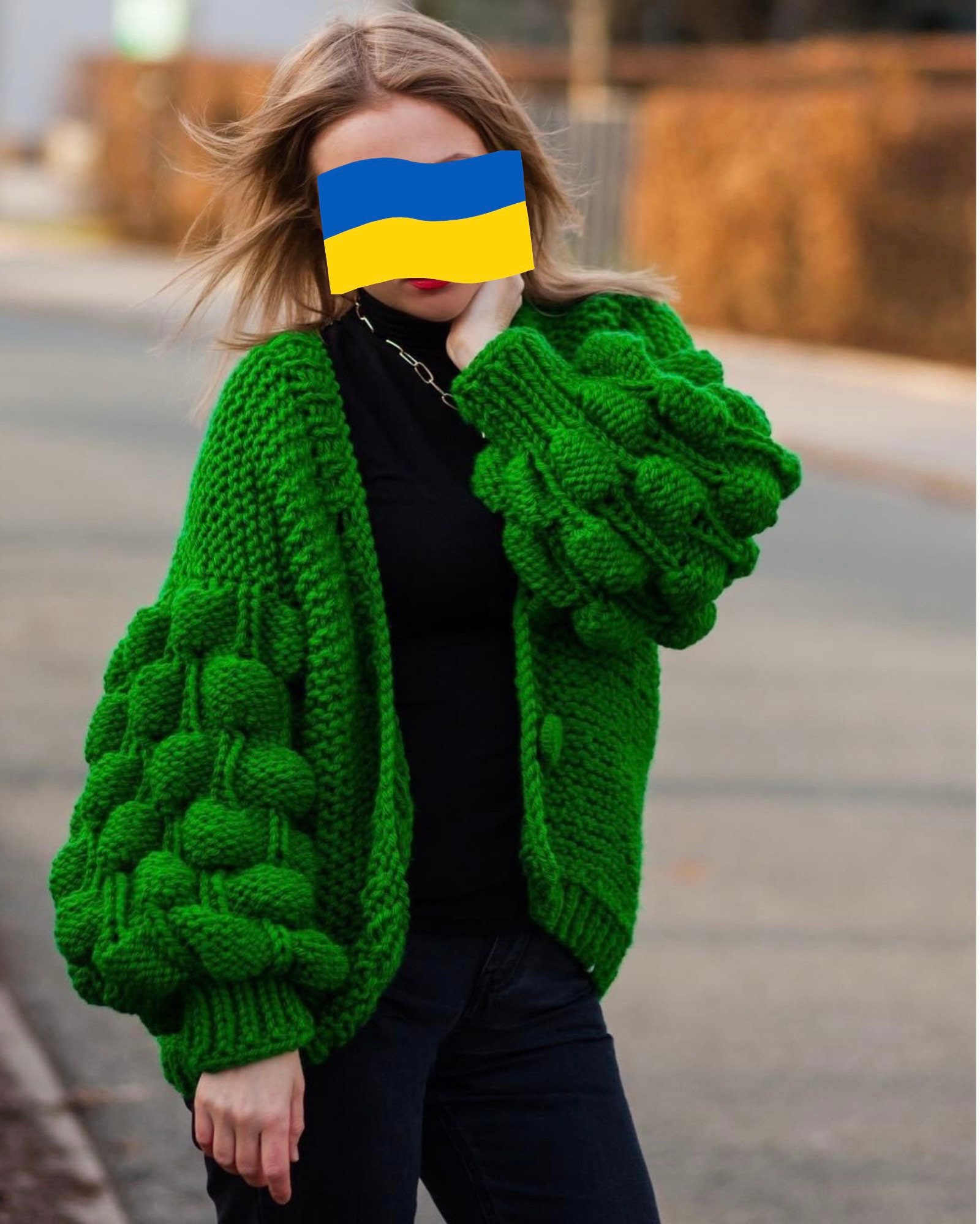 bulky sweater cardigan