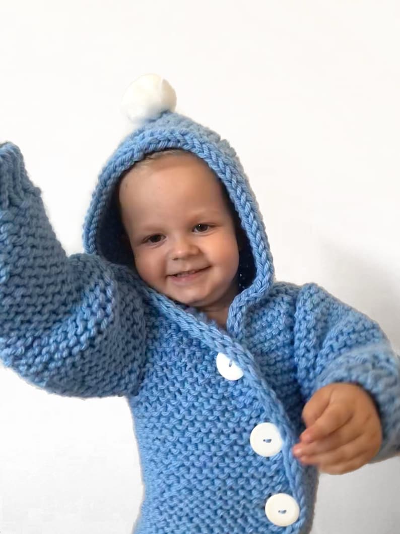 PATTERN Chunky Knit Sweater Pattern Child Toddler Pattern Kids Hoodie ...