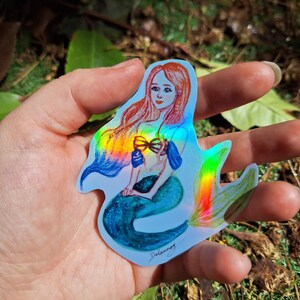 Stickers Sirène holographique