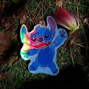 Stickers Stitch holographique