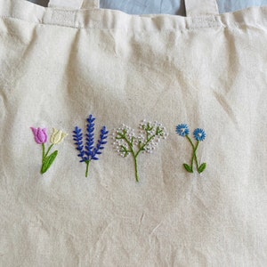 Wildflower Story Quilted Tote Bag NCU0PTT1786