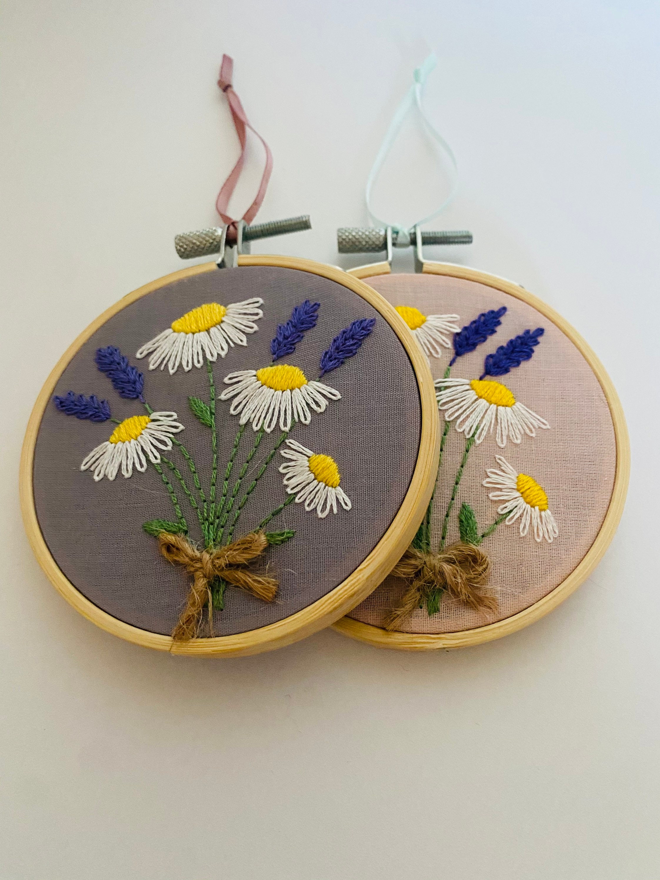 Hand embroidered wall hanging/decor Etsy