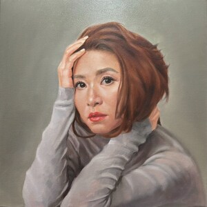 Custom Oil Painting on Canvas, Hand Painted Portrait Commission, Family Portrait, Gift for Her, Oil Painting from Photo, Christmas Gift