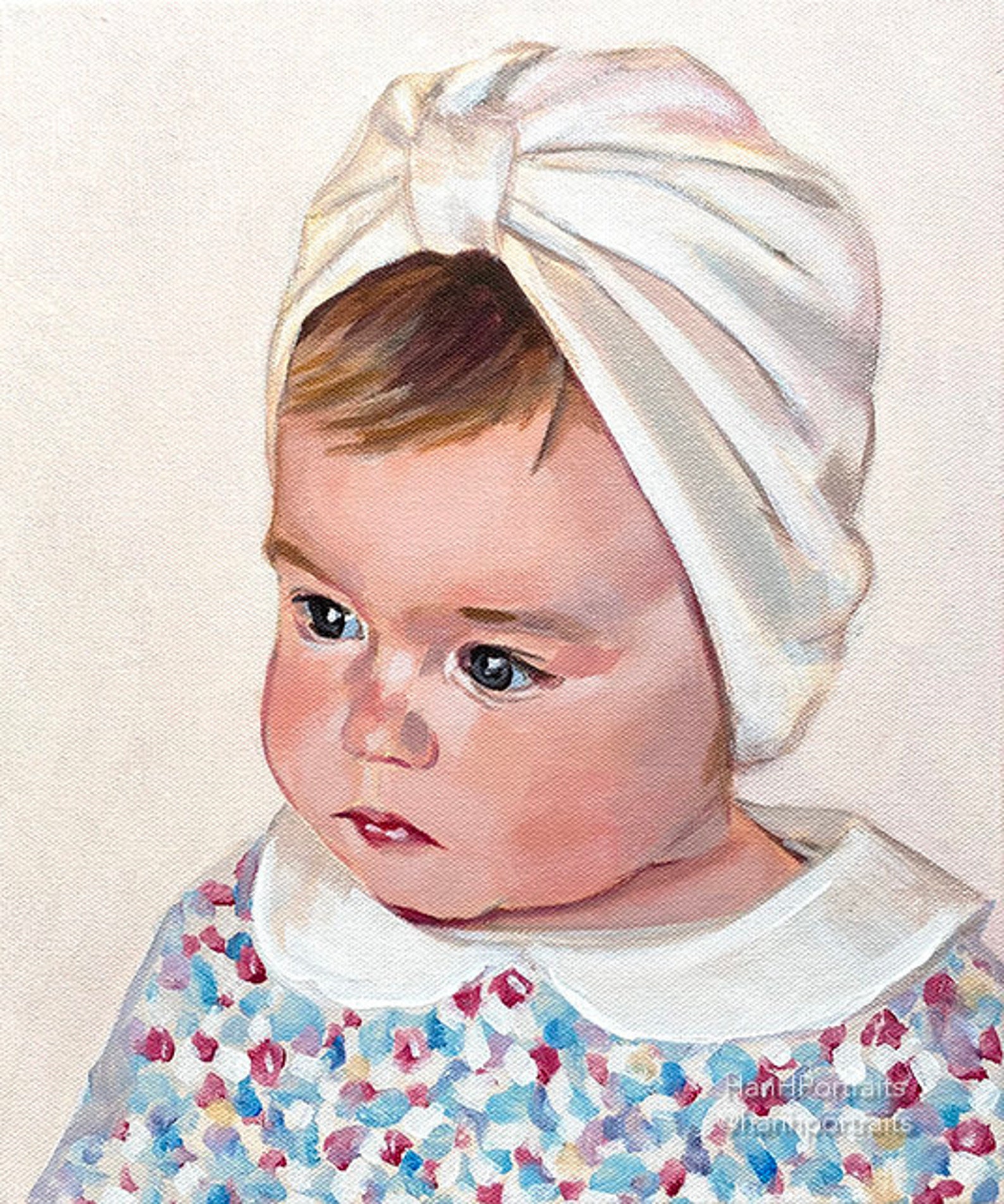 Custom Portrait Painting From Photo Handpainted Portrait Etsy UK