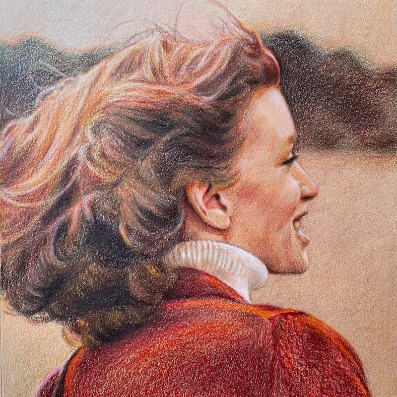 Commission Colored Pencil - Etsy