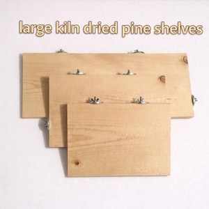 Large Kiln Dried Pine Wood Shelves for Chinchillas & Small Animals, 10" Shelf, 12" Shelf, Chinchilla Shelf, Chinchilla Ledge