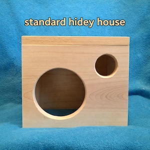 Standard Hidey House Chinchilla / Small Animal Wooden House / Hide / Hut