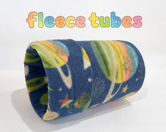 EVEN MORE 10" Hanging Fleece Tube for Chinchilla / Guinea Pig / Small Animal / Hanging Hideaway